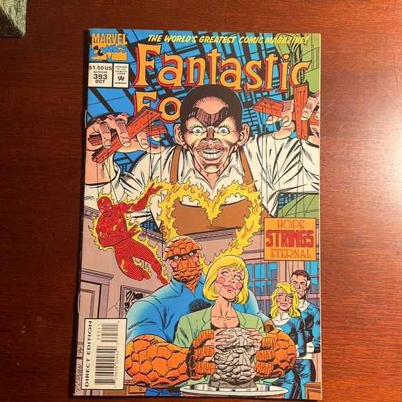 Marvel comics vintage FANTASTIC FOUR Vol 1, No 393, October 1994 - Picture 1 of 3